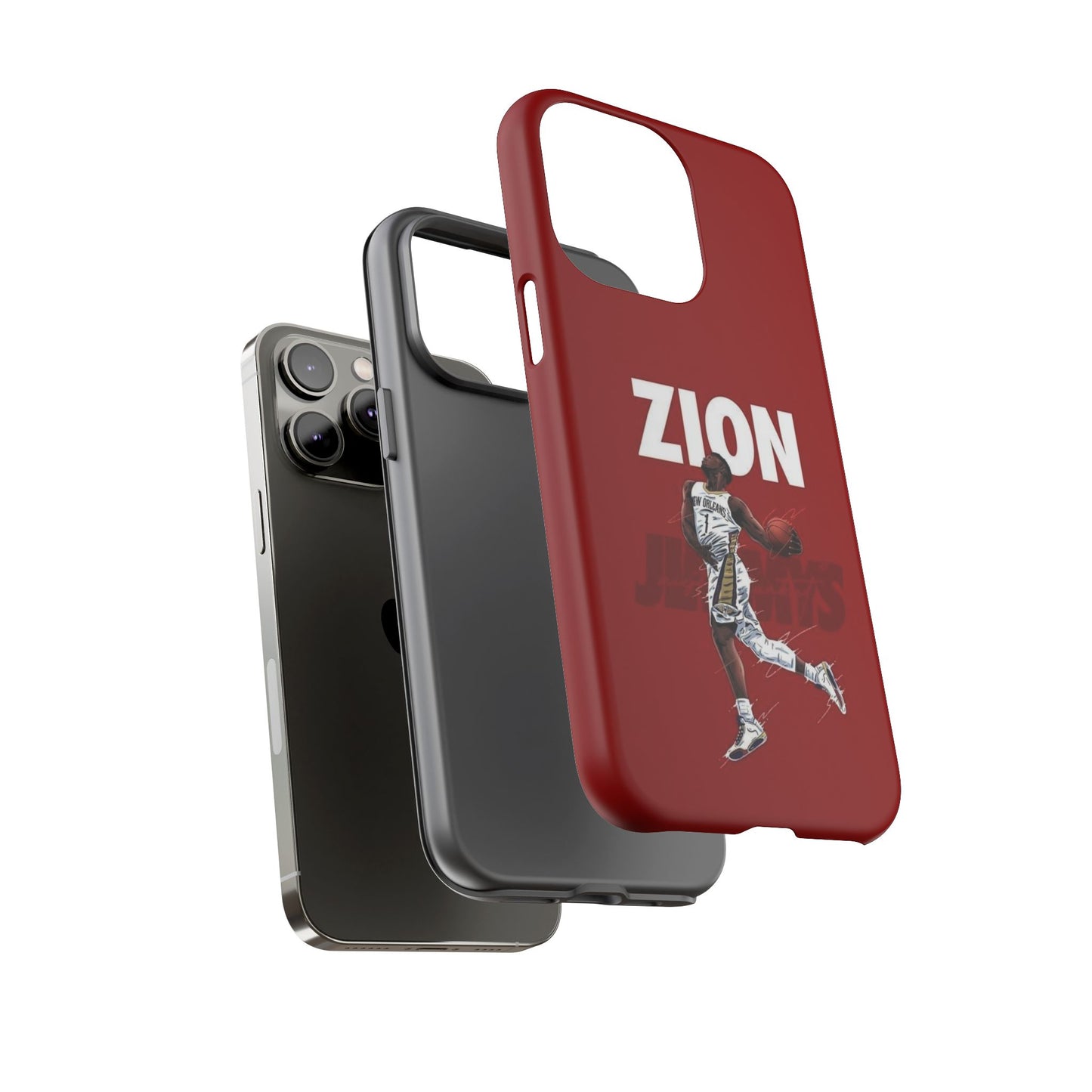Zion Williamson Power Drive Edition – Rugged Dual-Layer Armor & Slim Fit | Compatible with iPhone 8–16 Pro Max & Samsung S10–S25 Ultra