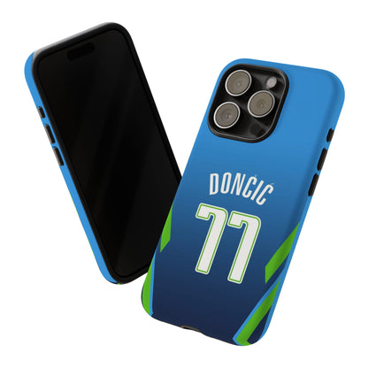 Luka Dončić Ice Vision Edition – Rugged Dual-Layer Build, Slim Fit | Compatible with iPhone 8–16 Pro Max & Samsung Galaxy S10–S25 Ultra