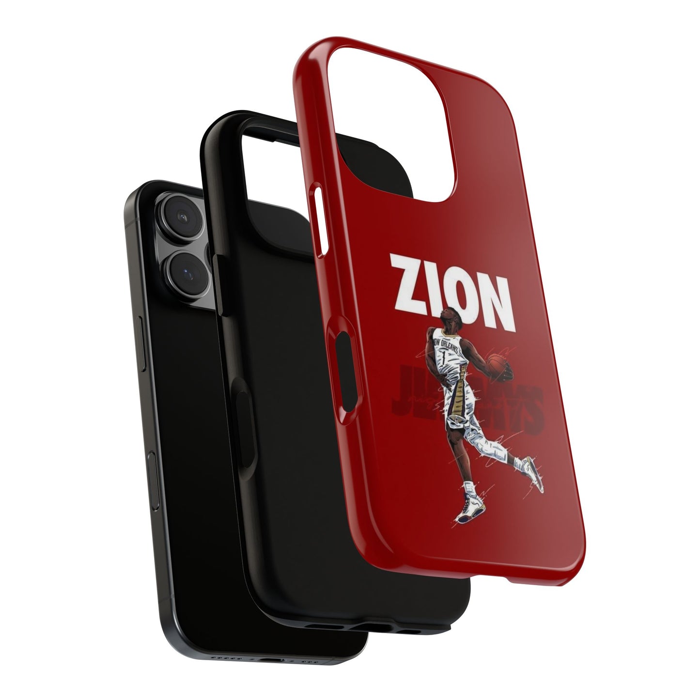 Zion Williamson Power Drive Edition – Rugged Dual-Layer Armor & Slim Fit | Compatible with iPhone 8–16 Pro Max & Samsung S10–S25 Ultra