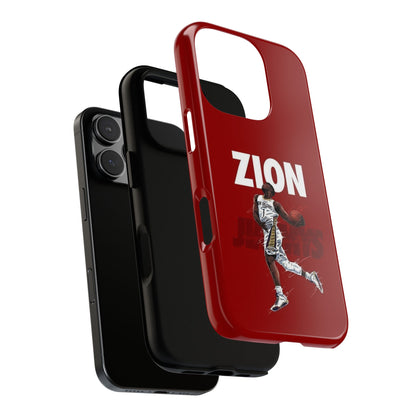 Zion Williamson Power Drive Edition – Rugged Dual-Layer Armor & Slim Fit | Compatible with iPhone 8–16 Pro Max & Samsung S10–S25 Ultra