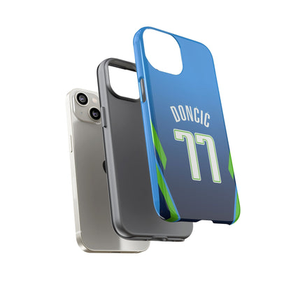 Luka Dončić Ice Vision Edition – Rugged Dual-Layer Build, Slim Fit | Compatible with iPhone 8–16 Pro Max & Samsung Galaxy S10–S25 Ultra
