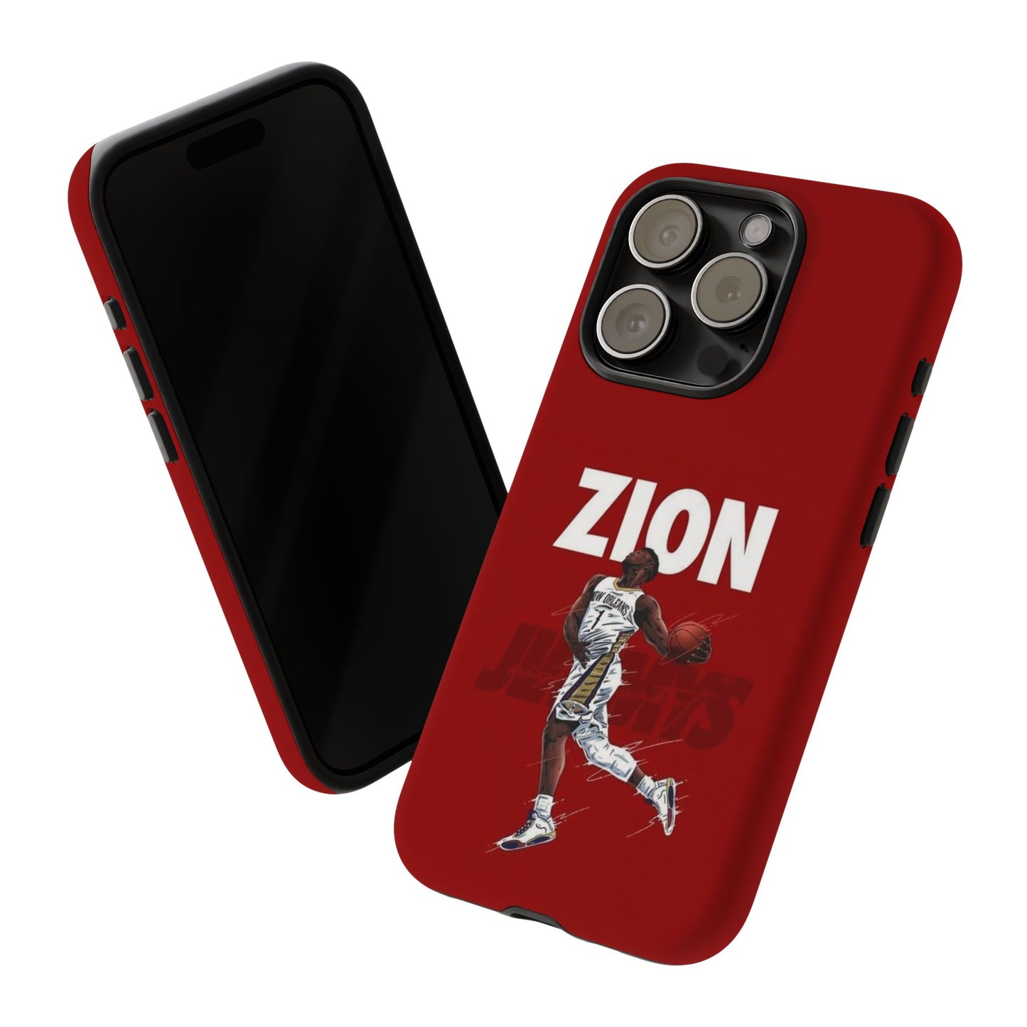 Zion Williamson Power Drive Edition – Rugged Dual-Layer Armor & Slim Fit | Compatible with iPhone 8–16 Pro Max & Samsung S10–S25 Ultra