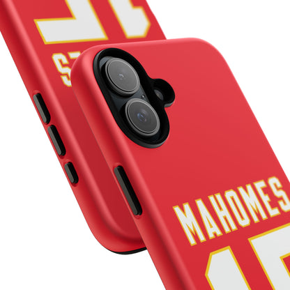 Patrick Mahomes Precision Armor – Dual-Layer Shock Resistance & Sleek Fit | Compatible with iPhone 8–16 Pro Max & Galaxy S10–S25 Ultra