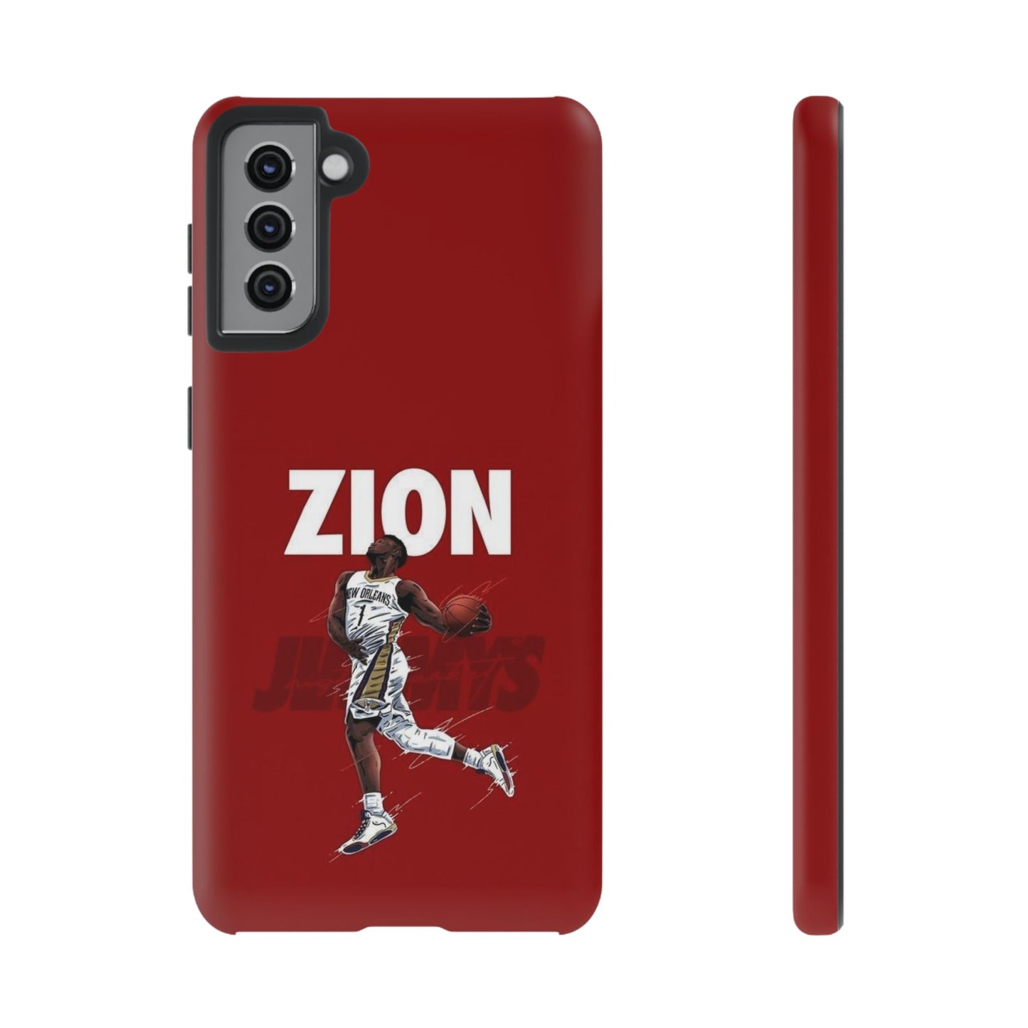 Zion Williamson Power Drive Edition – Rugged Dual-Layer Armor & Slim Fit | Compatible with iPhone 8–16 Pro Max & Samsung S10–S25 Ultra