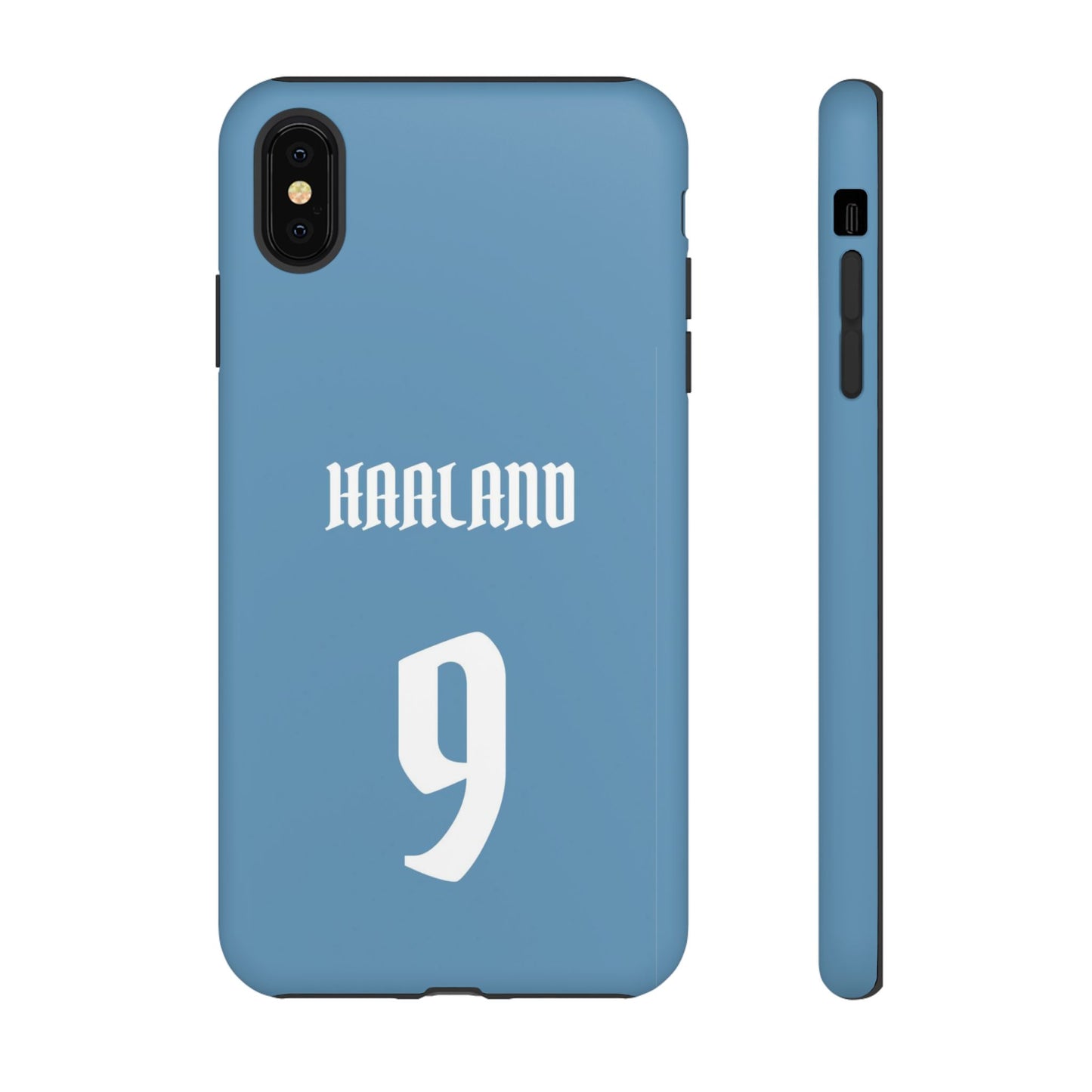 Erling Haaland PowerStrike – Rugged Dual-Layer Protection & Slim Profile | Compatible with iPhone 8 to 16 Pro Max & Samsung Galaxy S10 to S25 Ultra