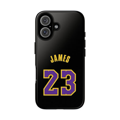 LeBron James King’s Guard Edition – MaxProtect Hybrid Shell, Athletic Profile | iPhone 8–16 Pro Max & Samsung S10–S25 Ultra Compatible