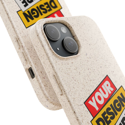 Eco-Friendly Phone Case, Biodegradable Phone Cover, Sustainable Accessory, Customizable iPhone Case, Green Gift Idea, Environmentally