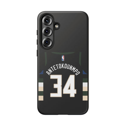 Giannis Antetokounmpo Force Drive Edition – Heavy-Duty ShockGuard Layers, Athletic Slim Fit | iPhone 8–16 Pro Max & Samsung S10–S25 Ultra Supported