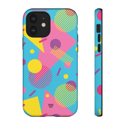 80s / 90s RETRO PATTERN LIGHT BLUE | Tough Phone Case