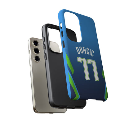 Luka Dončić Ice Vision Edition – Rugged Dual-Layer Build, Slim Fit | Compatible with iPhone 8–16 Pro Max & Samsung Galaxy S10–S25 Ultra