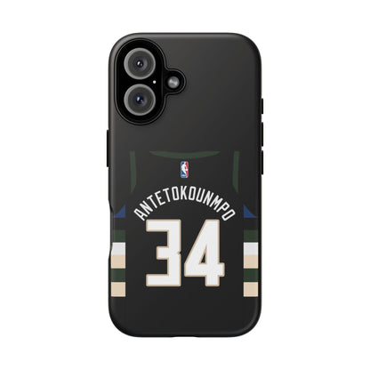 Giannis Antetokounmpo Force Drive Edition – Heavy-Duty ShockGuard Layers, Athletic Slim Fit | iPhone 8–16 Pro Max & Samsung S10–S25 Ultra Supported
