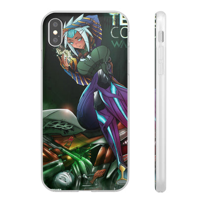 Anime-Inspired Phone Case - Flexi Cases, Custom Phone Cover, Gift for Her, Birthday Present, Unique Cell Phone Accessories