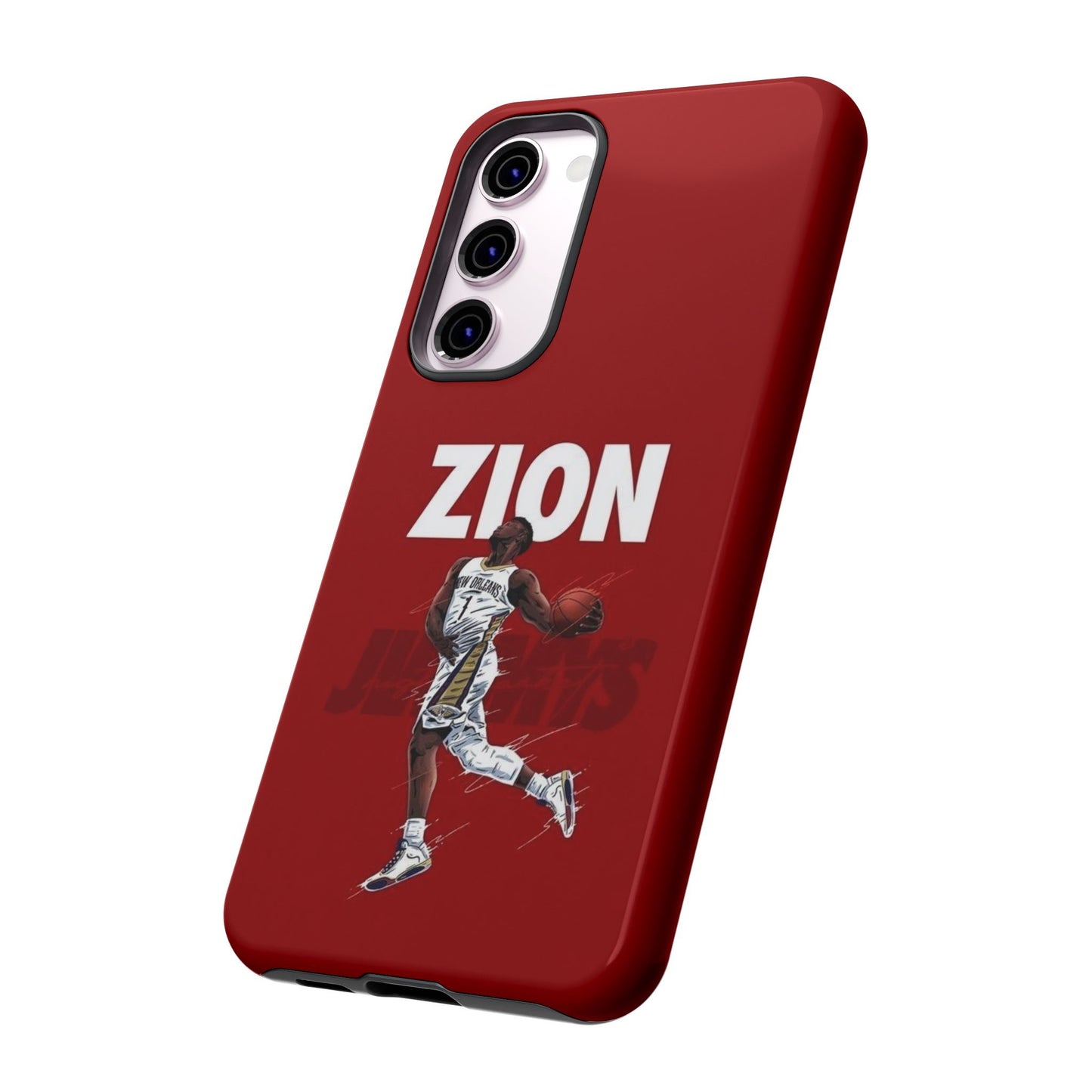 Zion Williamson Power Drive Edition – Rugged Dual-Layer Armor & Slim Fit | Compatible with iPhone 8–16 Pro Max & Samsung S10–S25 Ultra