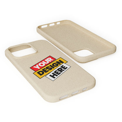 Eco-Friendly Phone Case, Biodegradable Phone Cover, Sustainable Accessory, Customizable iPhone Case, Green Gift Idea, Environmentally