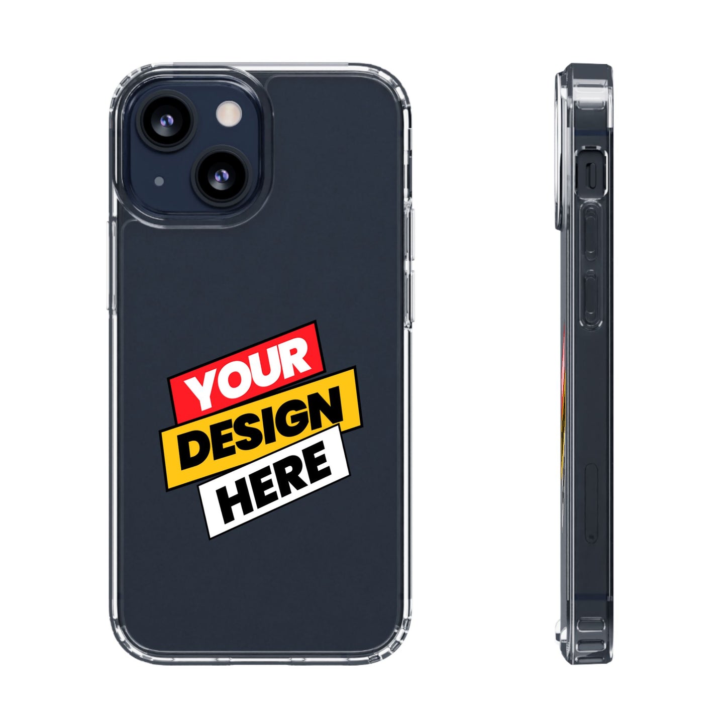 Custom Clear Transparent Cases for Phones - Personalized Protection, Ideal for Gifts, Birthdays, Holidays, Trendy Phone Accessories