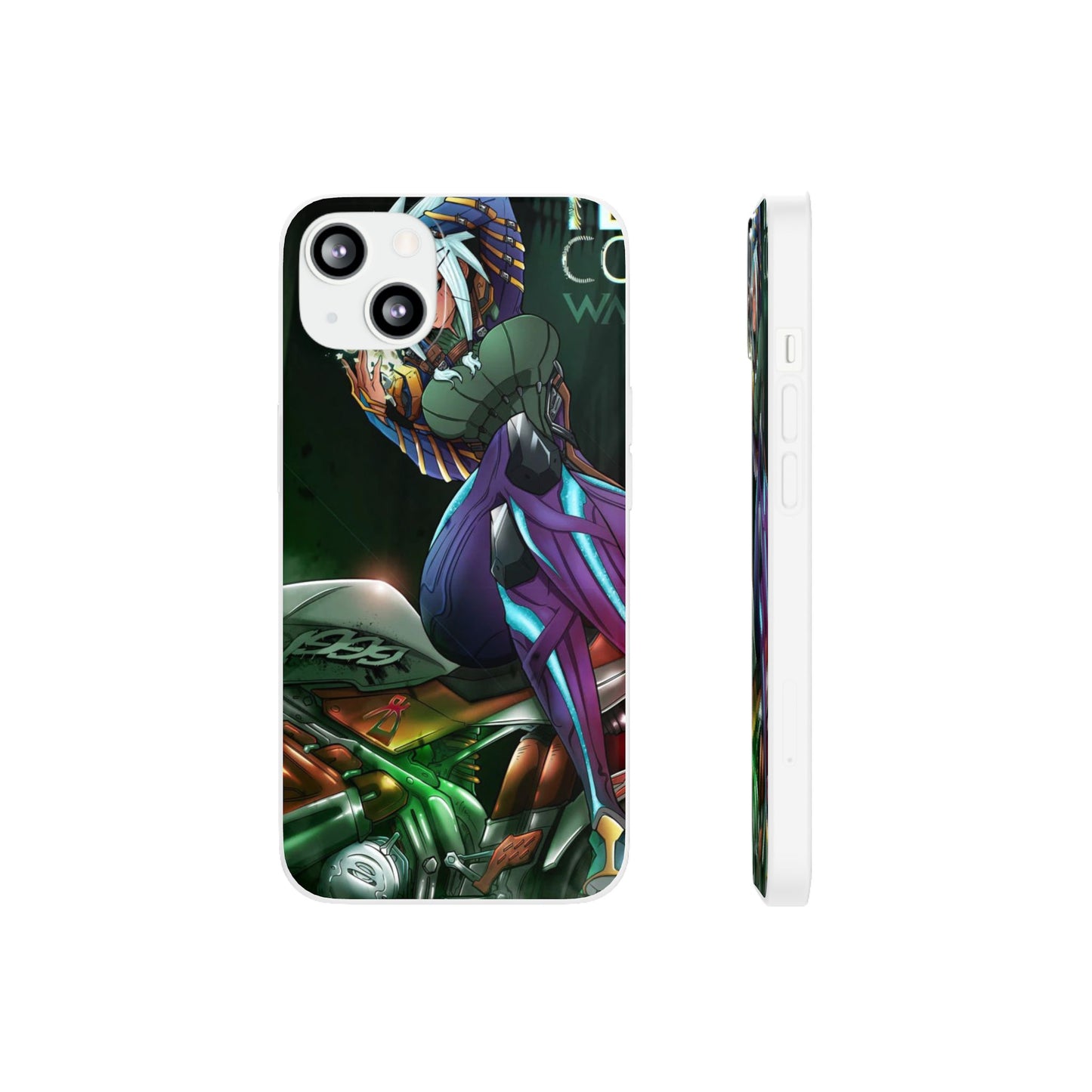 Anime-Inspired Phone Case - Flexi Cases, Custom Phone Cover, Gift for Her, Birthday Present, Unique Cell Phone Accessories