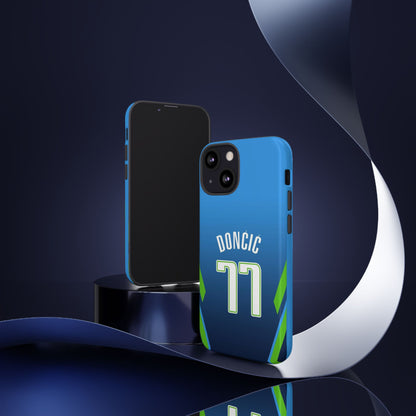 Luka Dončić Ice Vision Edition – Rugged Dual-Layer Build, Slim Fit | Compatible with iPhone 8–16 Pro Max & Samsung Galaxy S10–S25 Ultra