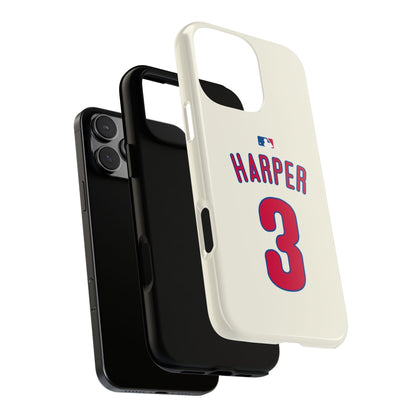 Bryce Harper PowerGrip – Dual-Layer Defense & Slim Fit | Compatible with iPhone 8 to 16 Pro Max & Samsung Galaxy S10 to S25 Ultra