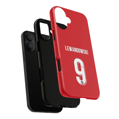 Robert Lewandowski Precision Guard – Dual-Layer Protection & Sleek Design | Compatible with iPhone 8 to 16 Pro Max & Samsung Galaxy S10 to S25 Ultra