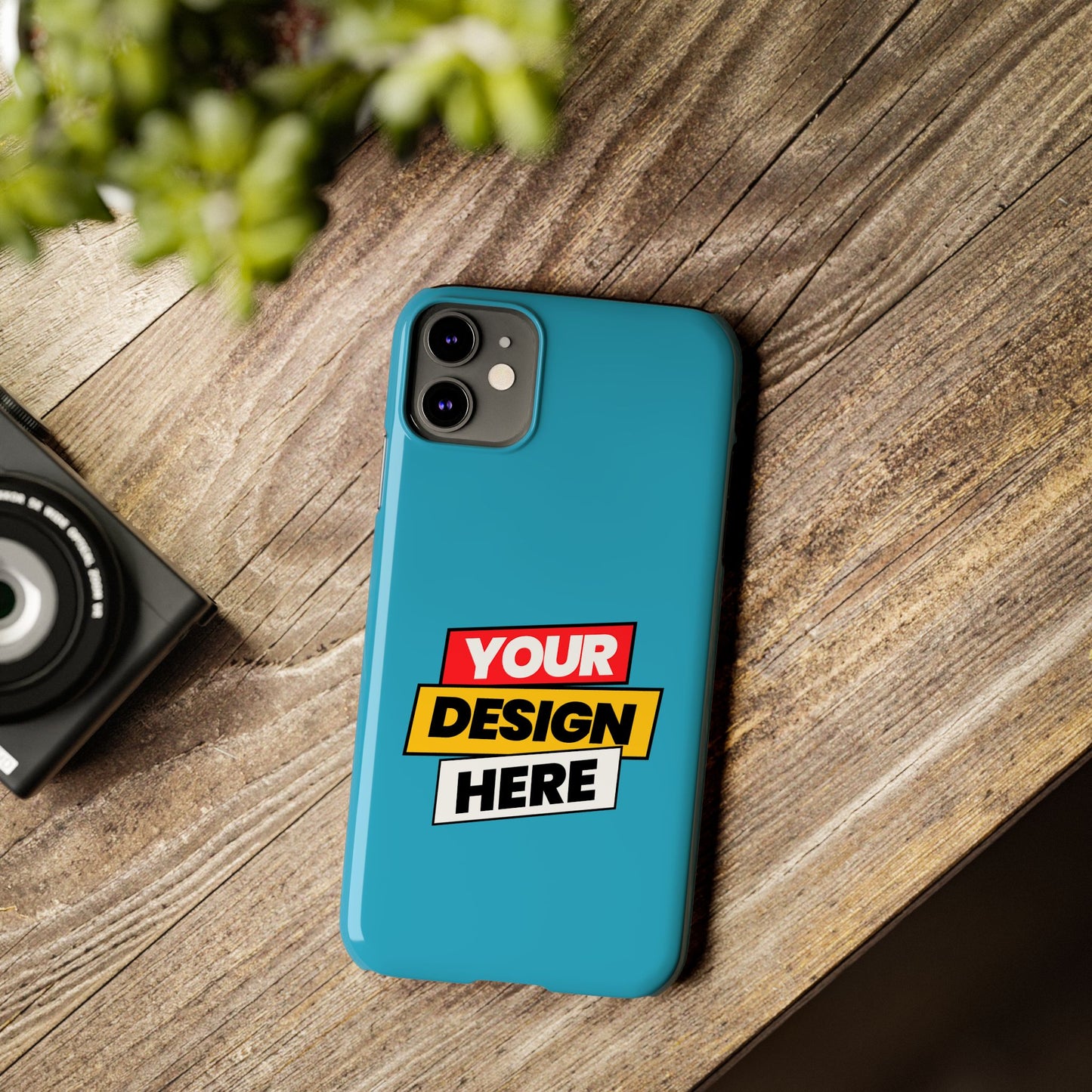 Cool Cat Slim Phone Case, Personalized Gift, Trendy Pet Lover Accessory, Unique Phone Cover, Animal Lover Case, Birthday Present