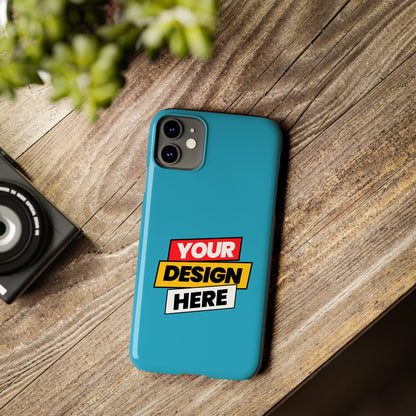 Cool Cat Slim Phone Case, Personalized Gift, Trendy Pet Lover Accessory, Unique Phone Cover, Animal Lover Case, Birthday Present