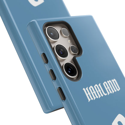 Erling Haaland PowerStrike – Rugged Dual-Layer Protection & Slim Profile | Compatible with iPhone 8 to 16 Pro Max & Samsung Galaxy S10 to S25 Ultra