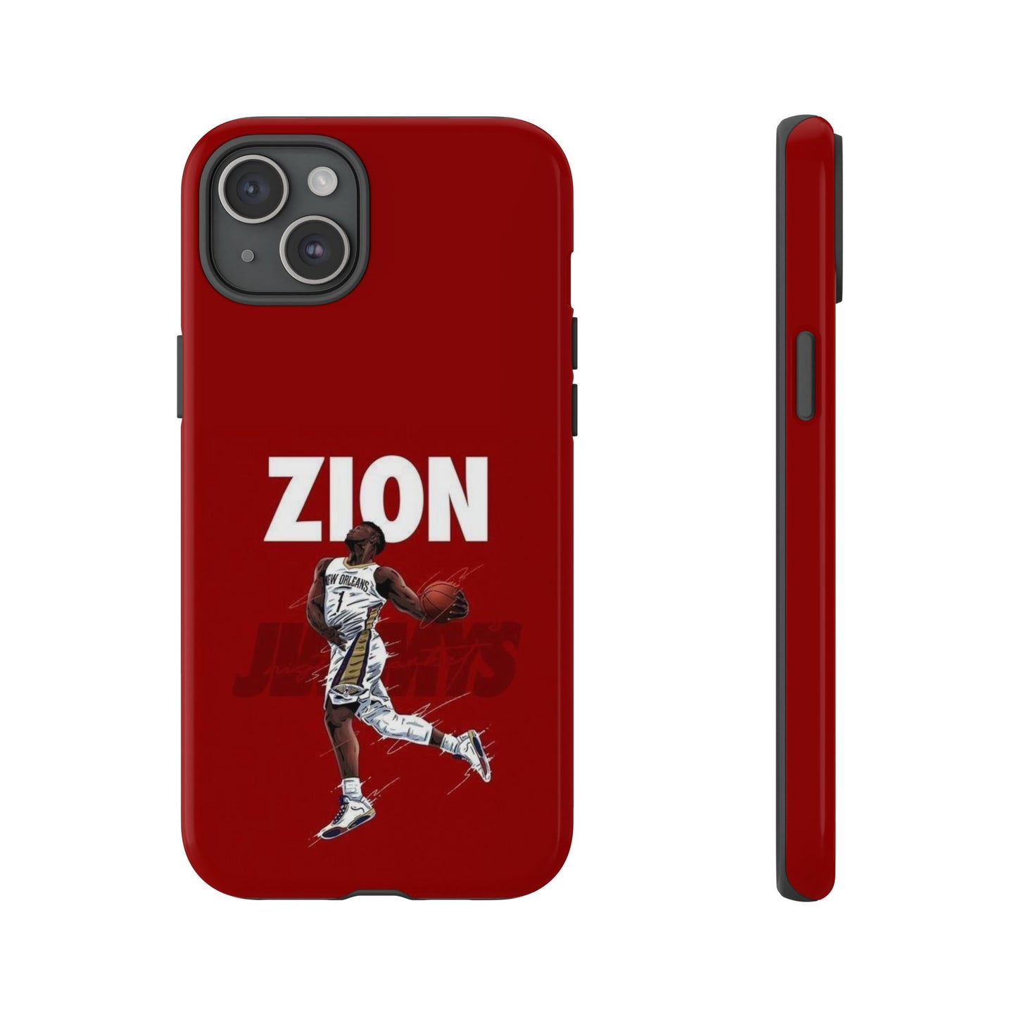 Zion Williamson Power Drive Edition – Rugged Dual-Layer Armor & Slim Fit | Compatible with iPhone 8–16 Pro Max & Samsung S10–S25 Ultra