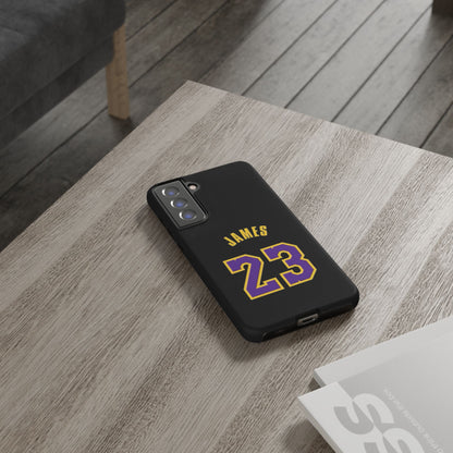 LeBron James King’s Guard Edition – MaxProtect Hybrid Shell, Athletic Profile | iPhone 8–16 Pro Max & Samsung S10–S25 Ultra Compatible
