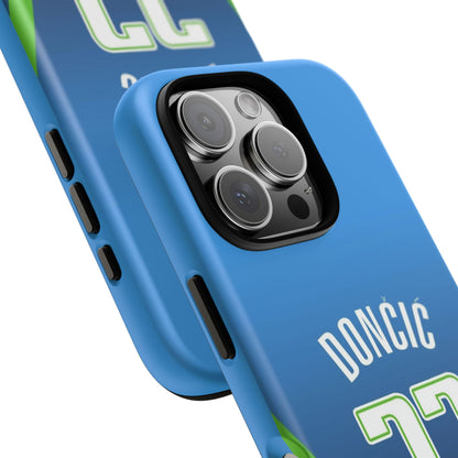 Luka Dončić Ice Vision Edition – Rugged Dual-Layer Build, Slim Fit | Compatible with iPhone 8–16 Pro Max & Samsung Galaxy S10–S25 Ultra