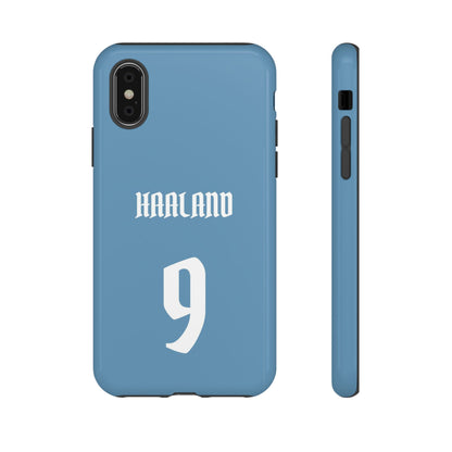 Erling Haaland PowerStrike – Rugged Dual-Layer Protection & Slim Profile | Compatible with iPhone 8 to 16 Pro Max & Samsung Galaxy S10 to S25 Ultra