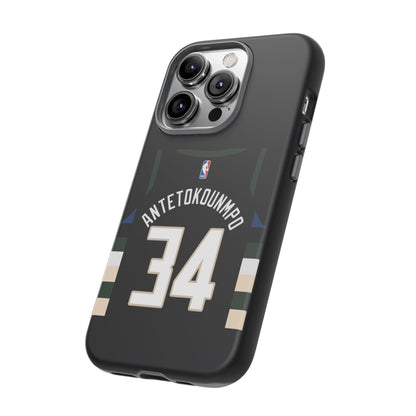Giannis Antetokounmpo Force Drive Edition – Heavy-Duty ShockGuard Layers, Athletic Slim Fit | iPhone 8–16 Pro Max & Samsung S10–S25 Ultra Supported