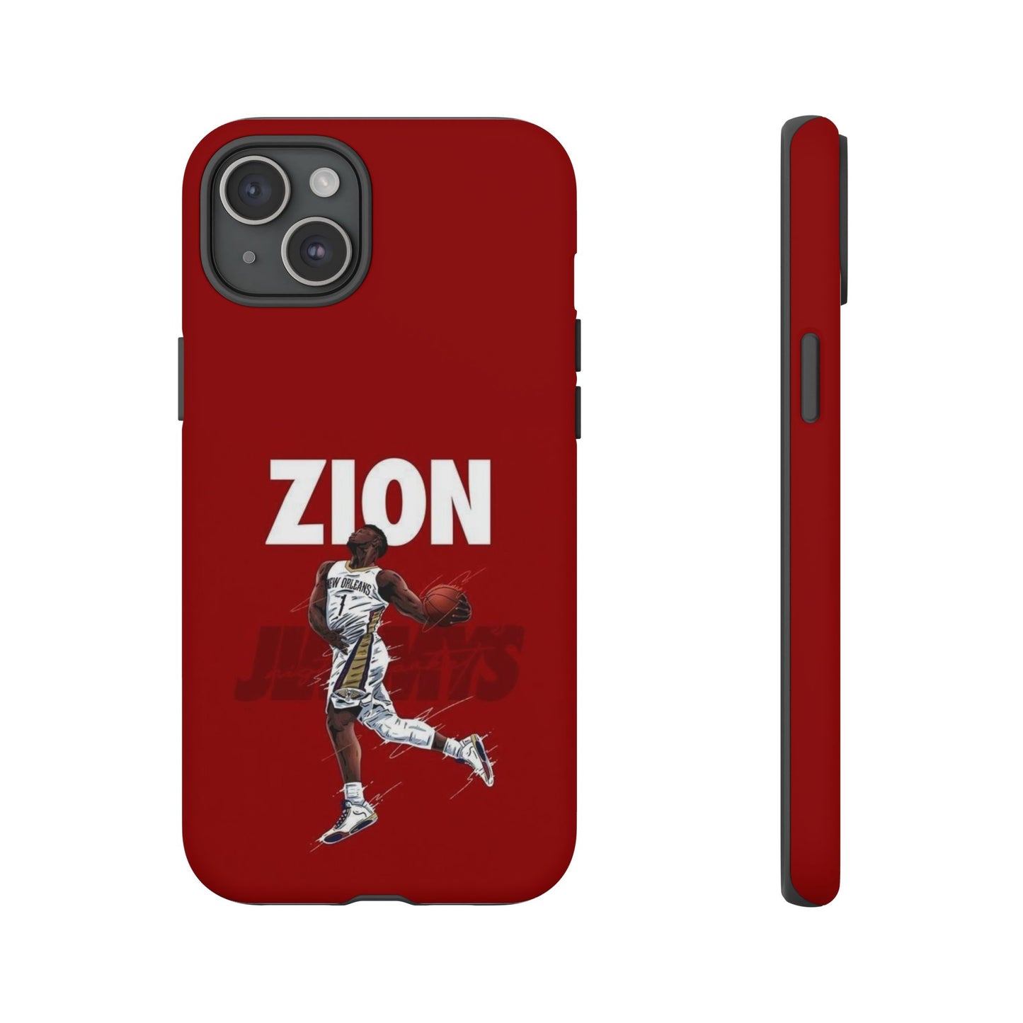 Zion Williamson Power Drive Edition – Rugged Dual-Layer Armor & Slim Fit | Compatible with iPhone 8–16 Pro Max & Samsung S10–S25 Ultra