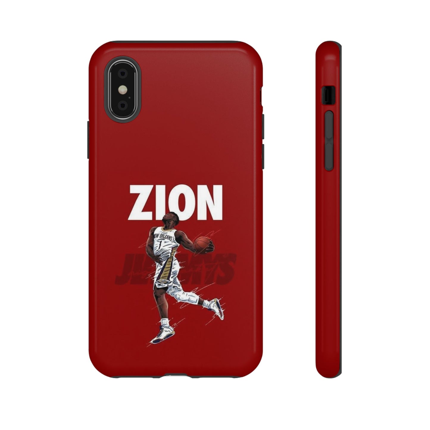 Zion Williamson Power Drive Edition – Rugged Dual-Layer Armor & Slim Fit | Compatible with iPhone 8–16 Pro Max & Samsung S10–S25 Ultra