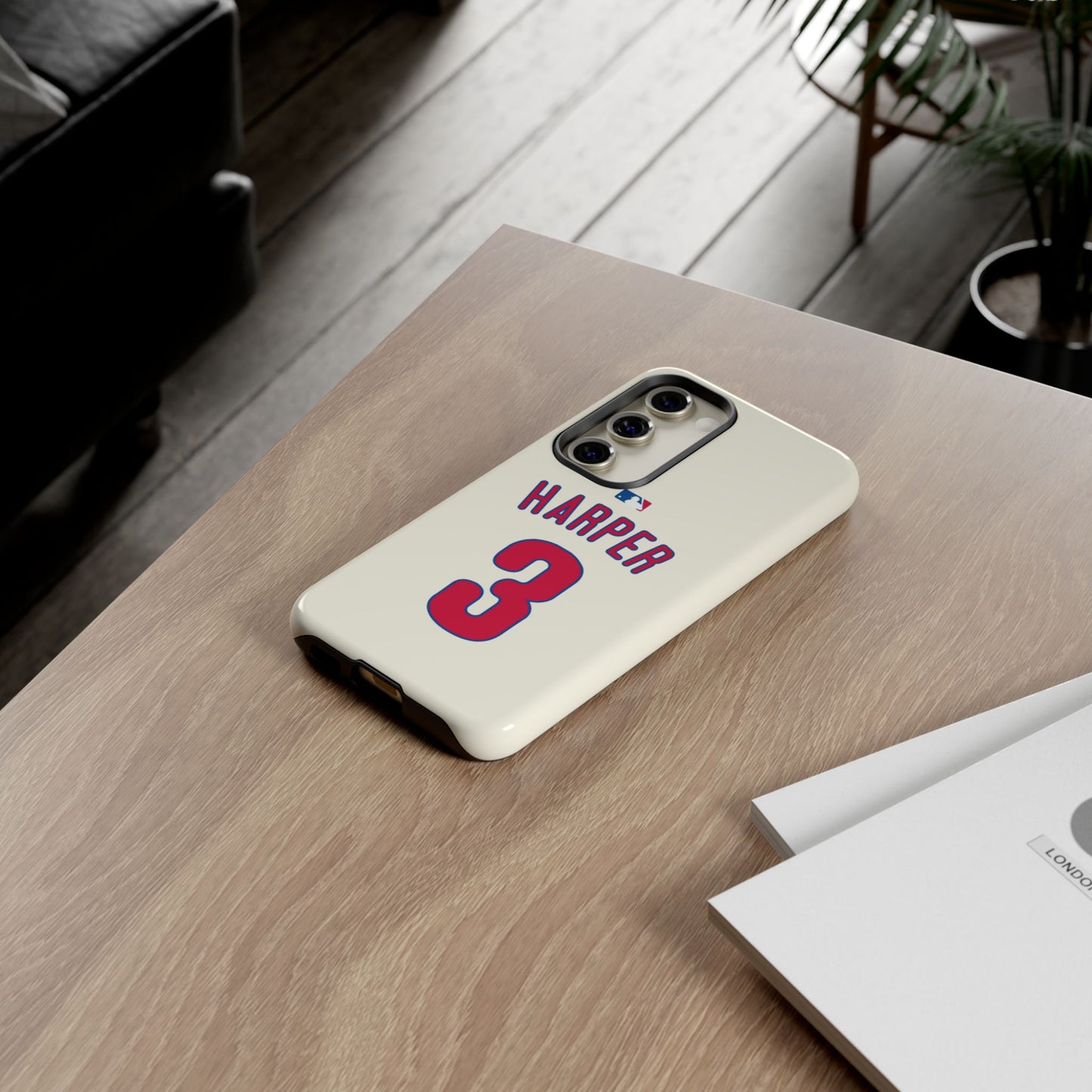 Bryce Harper PowerGrip – Dual-Layer Defense & Slim Fit | Compatible with iPhone 8 to 16 Pro Max & Samsung Galaxy S10 to S25 Ultra