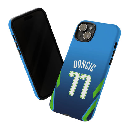 Luka Dončić Ice Vision Edition – Rugged Dual-Layer Build, Slim Fit | Compatible with iPhone 8–16 Pro Max & Samsung Galaxy S10–S25 Ultra