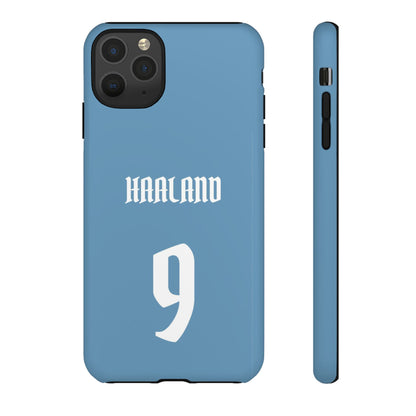 Erling Haaland PowerStrike – Rugged Dual-Layer Protection & Slim Profile | Compatible with iPhone 8 to 16 Pro Max & Samsung Galaxy S10 to S25 Ultra