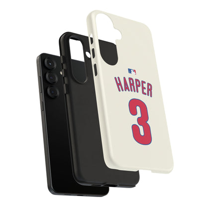 Bryce Harper PowerGrip – Dual-Layer Defense & Slim Fit | Compatible with iPhone 8 to 16 Pro Max & Samsung Galaxy S10 to S25 Ultra