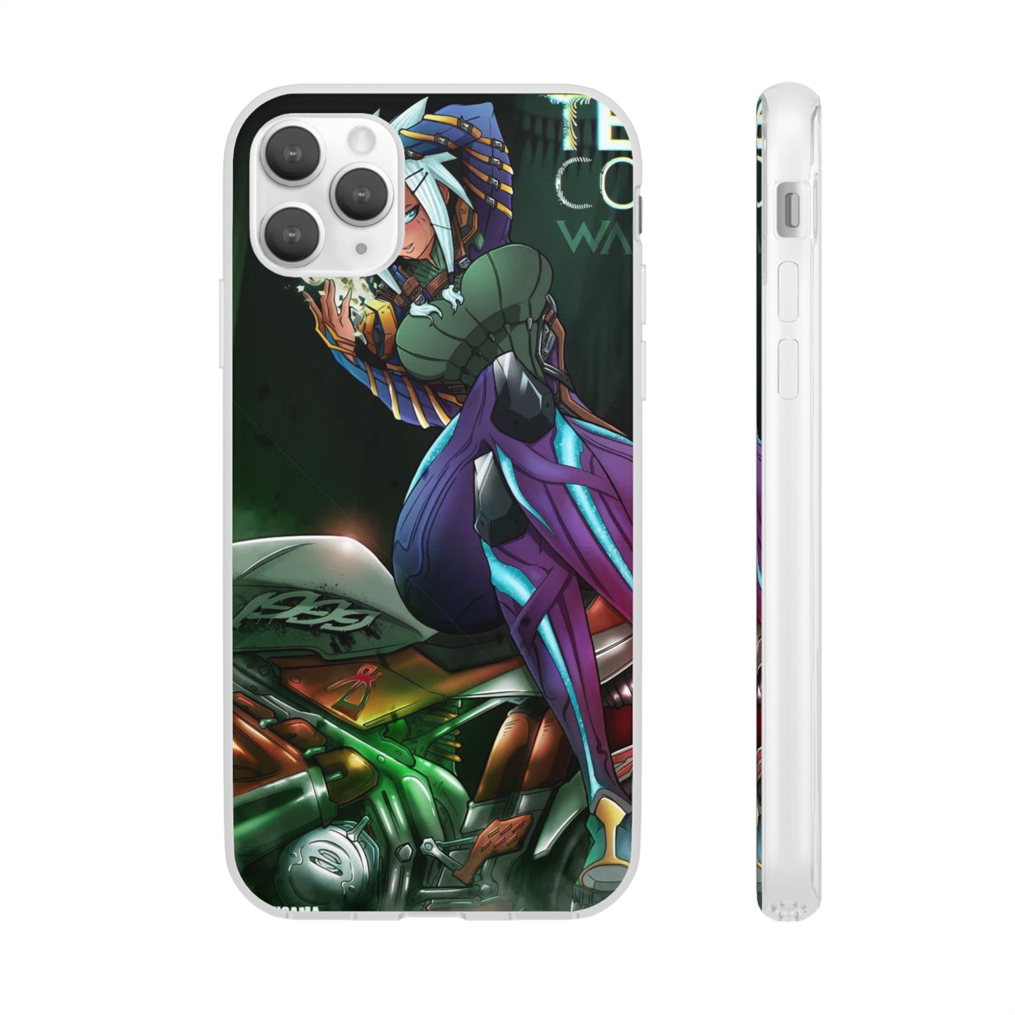 Anime-Inspired Phone Case - Flexi Cases, Custom Phone Cover, Gift for Her, Birthday Present, Unique Cell Phone Accessories