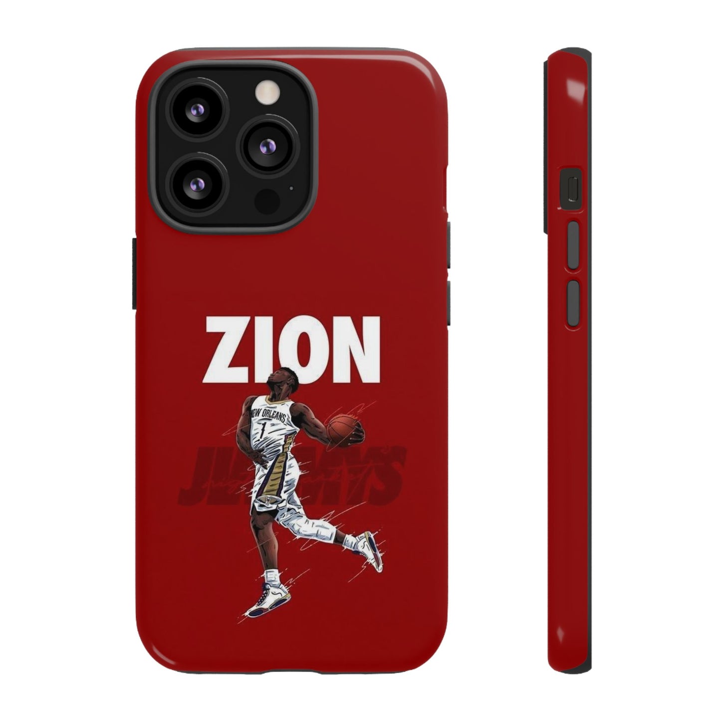 Zion Williamson Power Drive Edition – Rugged Dual-Layer Armor & Slim Fit | Compatible with iPhone 8–16 Pro Max & Samsung S10–S25 Ultra