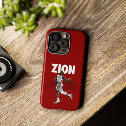 Zion Williamson Power Drive Edition – Rugged Dual-Layer Armor & Slim Fit | Compatible with iPhone 8–16 Pro Max & Samsung S10–S25 Ultra