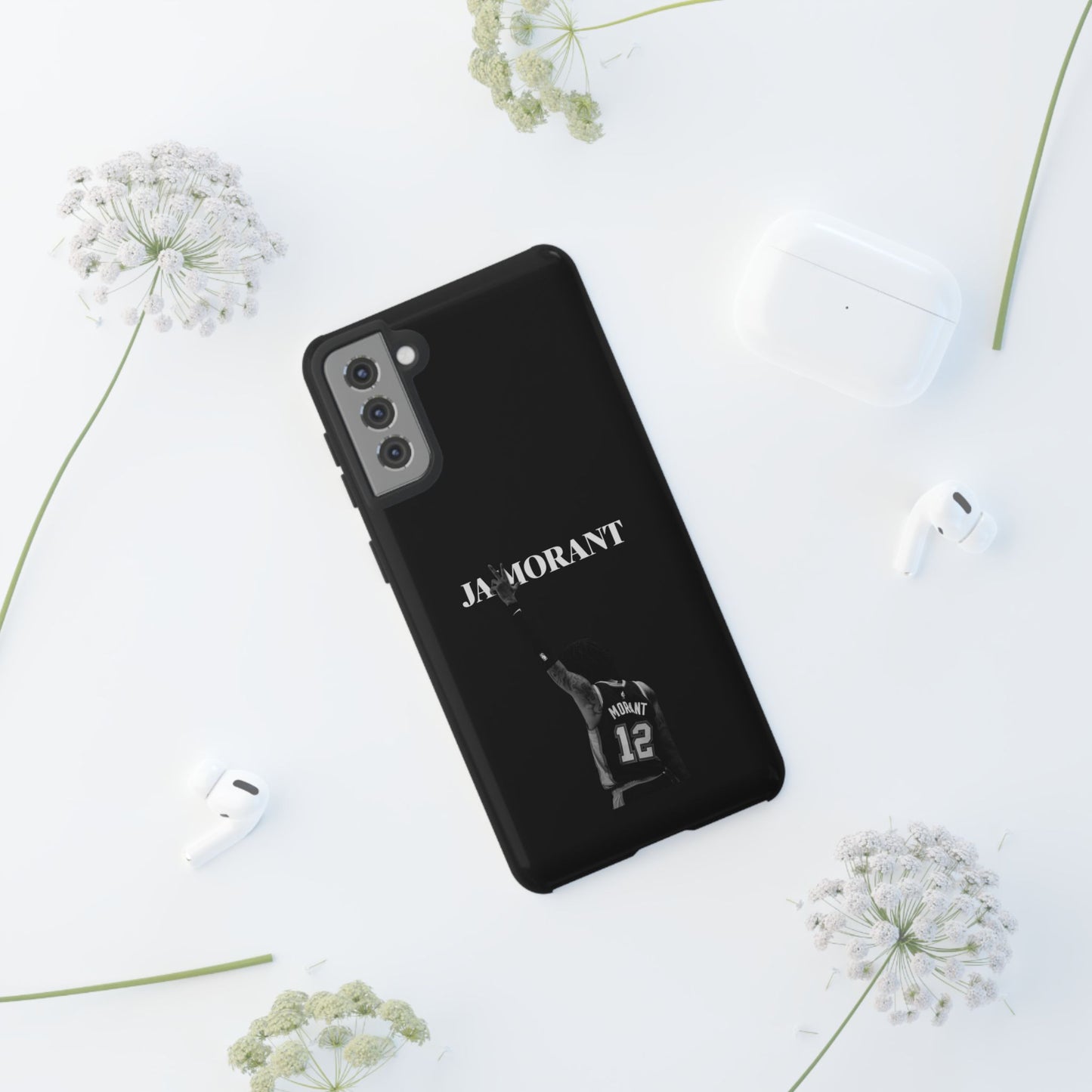 Ja Morant Explosive Drive Series – Shock-Absorbing Dual-Layer Case | Compatible with iPhone 8–16 Pro Max & Samsung Galaxy S10–S25 Ultra