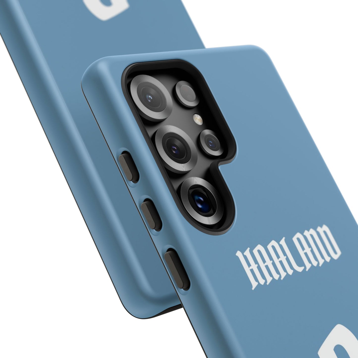 Erling Haaland PowerStrike – Rugged Dual-Layer Protection & Slim Profile | Compatible with iPhone 8 to 16 Pro Max & Samsung Galaxy S10 to S25 Ultra