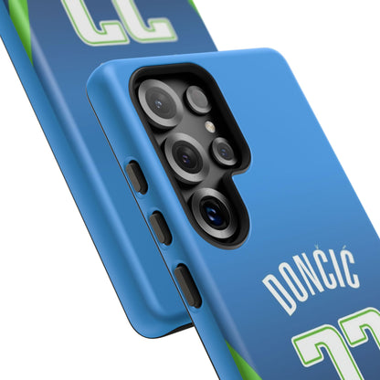 Luka Dončić Ice Vision Edition – Rugged Dual-Layer Build, Slim Fit | Compatible with iPhone 8–16 Pro Max & Samsung Galaxy S10–S25 Ultra