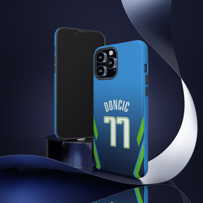 Luka Dončić Ice Vision Edition – Rugged Dual-Layer Build, Slim Fit | Compatible with iPhone 8–16 Pro Max & Samsung Galaxy S10–S25 Ultra