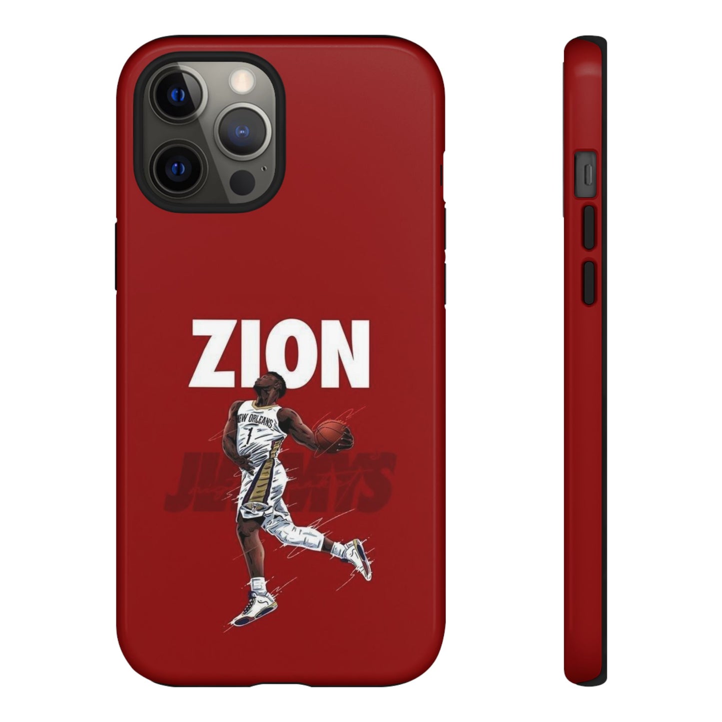 Zion Williamson Power Drive Edition – Rugged Dual-Layer Armor & Slim Fit | Compatible with iPhone 8–16 Pro Max & Samsung S10–S25 Ultra