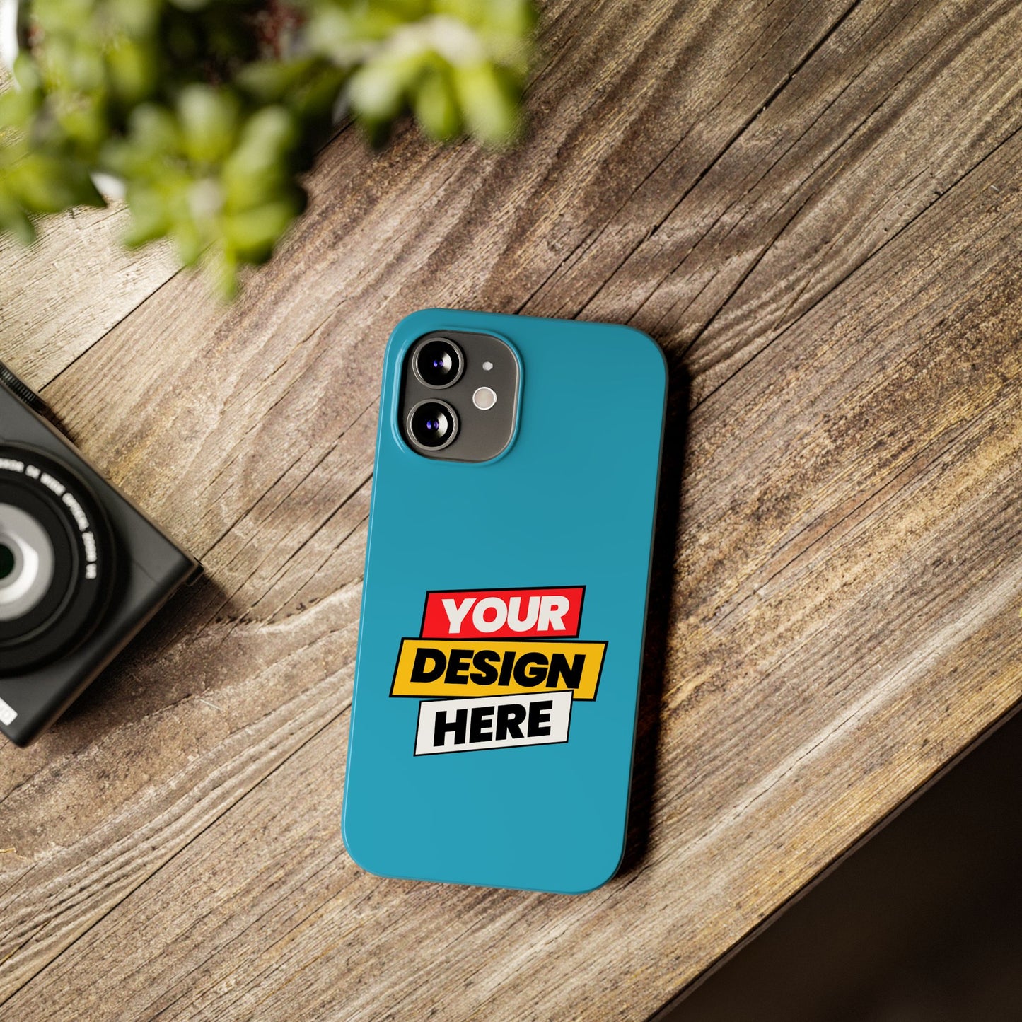 Cool Cat Slim Phone Case, Personalized Gift, Trendy Pet Lover Accessory, Unique Phone Cover, Animal Lover Case, Birthday Present
