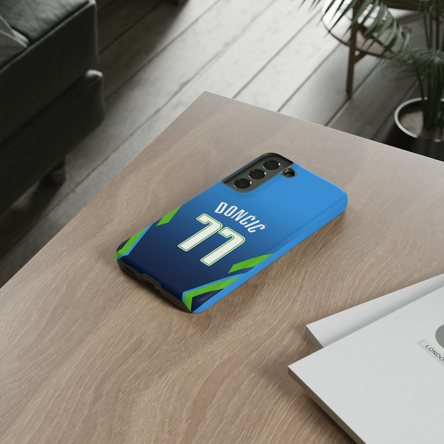 Luka Dončić Ice Vision Edition – Rugged Dual-Layer Build, Slim Fit | Compatible with iPhone 8–16 Pro Max & Samsung Galaxy S10–S25 Ultra