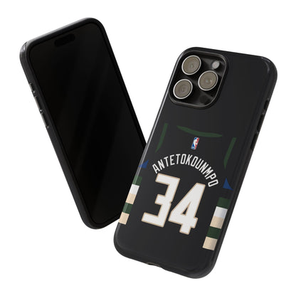 Giannis Antetokounmpo Force Drive Edition – Heavy-Duty ShockGuard Layers, Athletic Slim Fit | iPhone 8–16 Pro Max & Samsung S10–S25 Ultra Supported