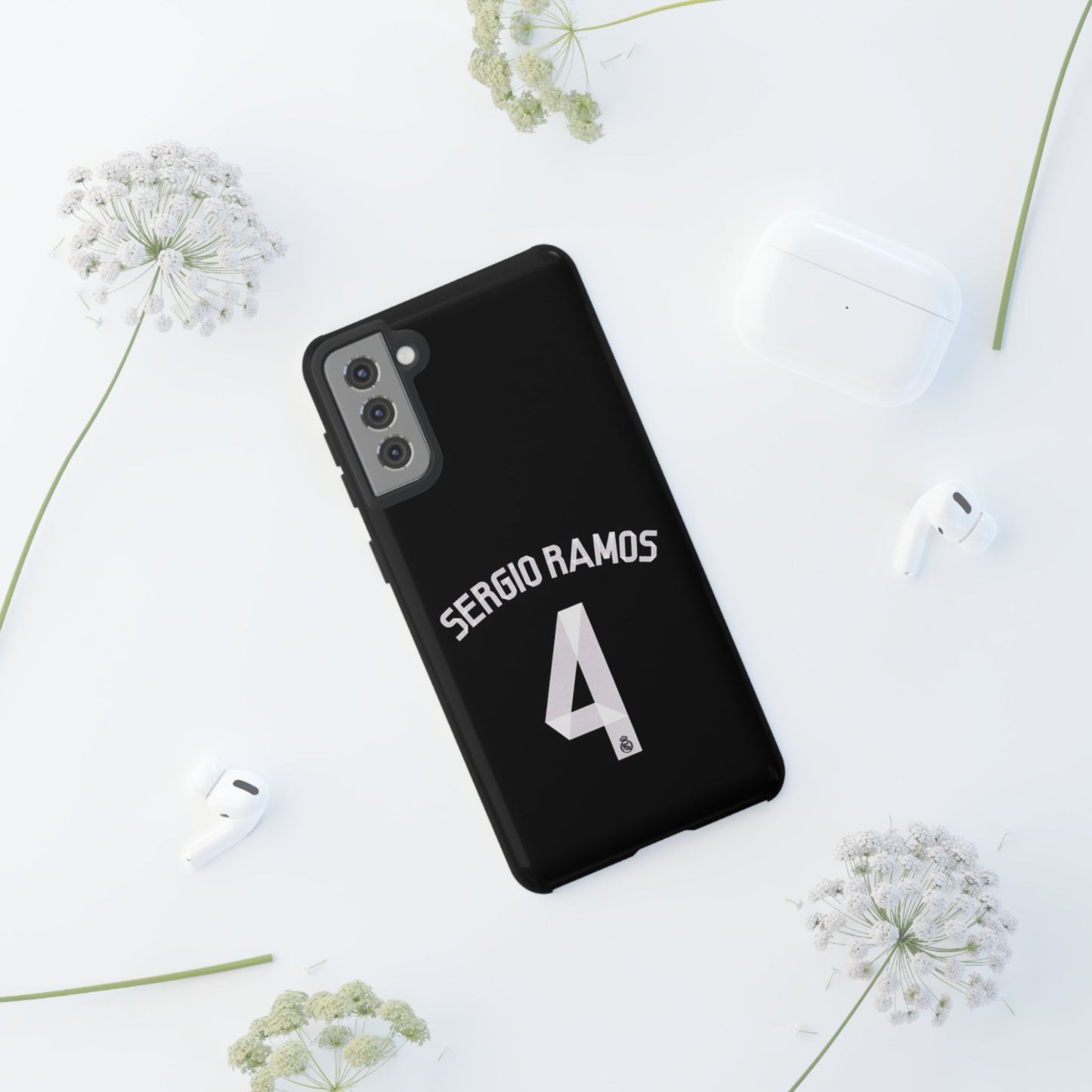 Sergio Ramos Defender Pro – Dual-Layer Shock Absorption & Slim Profile | Compatible with iPhone 8 to 16 Pro Max & Samsung Galaxy S10 to S25 Ultra