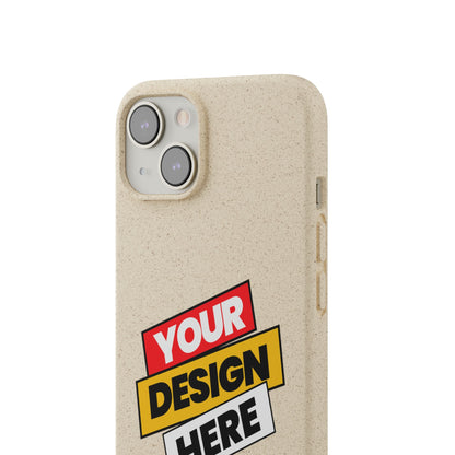 Eco-Friendly Phone Case, Biodegradable Phone Cover, Sustainable Accessory, Customizable iPhone Case, Green Gift Idea, Environmentally